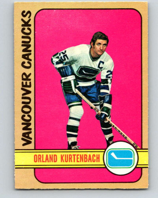 1972-73 O-Pee-Chee #141 Orland Kurtenbach  Vancouver Canucks  V3892