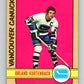 1972-73 O-Pee-Chee #141 Orland Kurtenbach  Vancouver Canucks  V3893