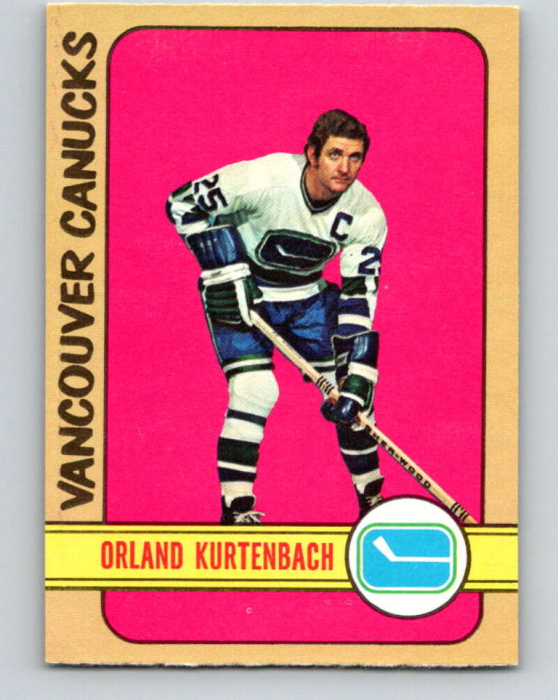 1972-73 O-Pee-Chee #141 Orland Kurtenbach  Vancouver Canucks  V3893