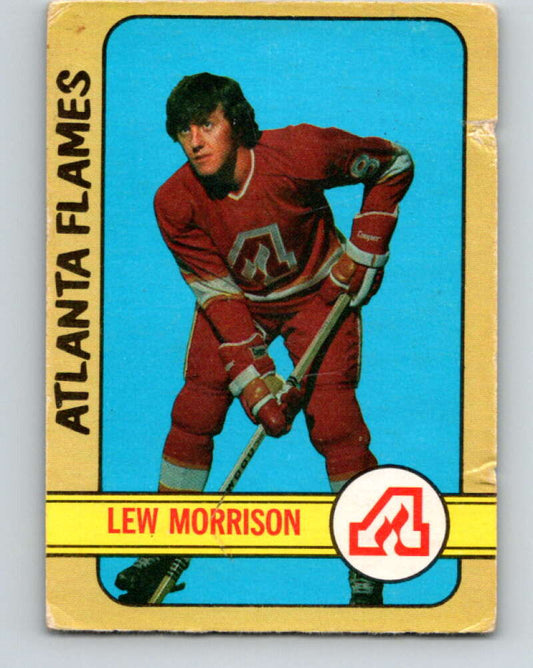 1972-73 O-Pee-Chee #143 Lew Morrison  Atlanta Flames  V3896