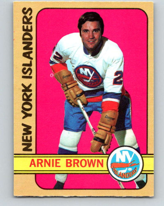 1972-73 O-Pee-Chee #144 Arnie Brown  New York Islanders  V3897