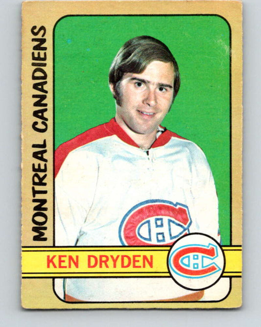 1972-73 O-Pee-Chee #145 Ken Dryden  Montreal Canadiens  V3898