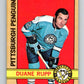 1972-73 O-Pee-Chee #154 Duane Rupp  Pittsburgh Penguins  V3930