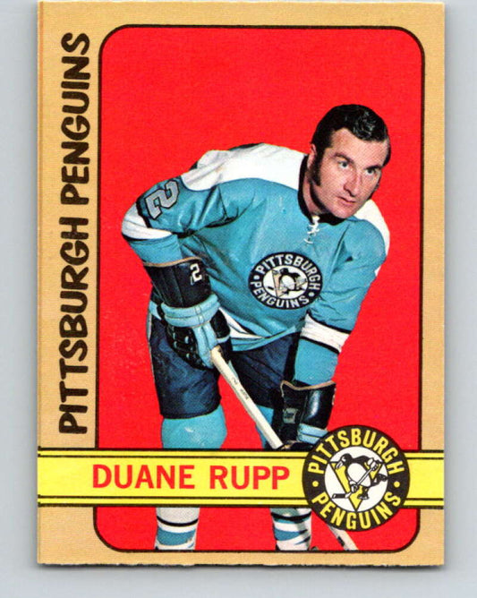 1972-73 O-Pee-Chee #154 Duane Rupp  Pittsburgh Penguins  V3930