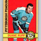 1972-73 O-Pee-Chee #154 Duane Rupp  Pittsburgh Penguins  V3933