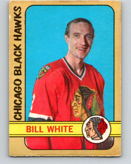 1972-73 O-Pee-Chee #158 Bill White  Chicago Blackhawks  V3947