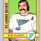 1972-73 O-Pee-Chee #161 Bob Plager  St. Louis Blues  V3954