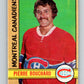 1972-73 O-Pee-Chee #165 Pierre Bouchard  Montreal Canadiens  V3969