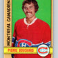 1972-73 O-Pee-Chee #165 Pierre Bouchard  Montreal Canadiens  V3972
