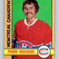 1972-73 O-Pee-Chee #165 Pierre Bouchard  Montreal Canadiens  V3975