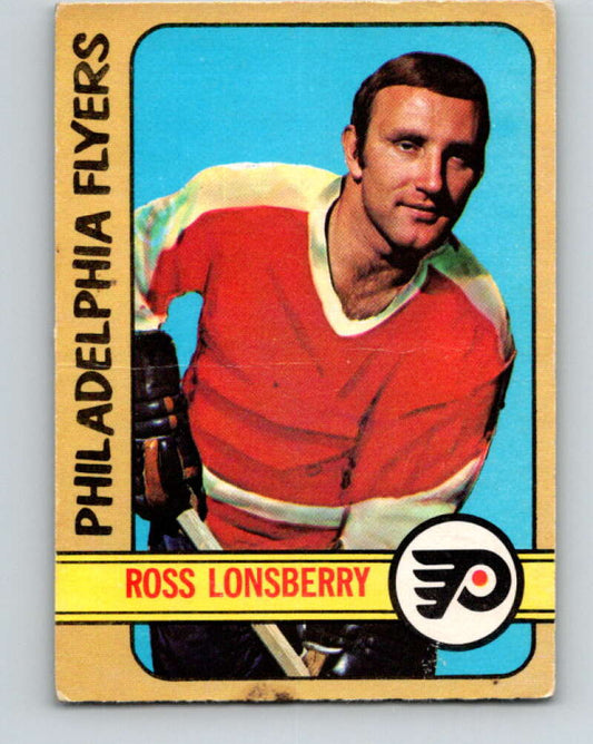 1972-73 O-Pee-Chee #166 Ross Lonsberry  Philadelphia Flyers  V3978
