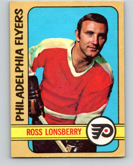 1972-73 O-Pee-Chee #166 Ross Lonsberry  Philadelphia Flyers  V3980