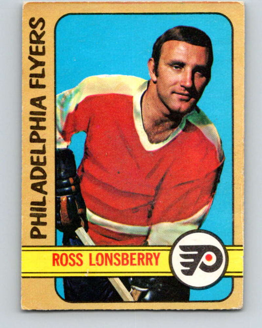 1972-73 O-Pee-Chee #166 Ross Lonsberry  Philadelphia Flyers  V3982