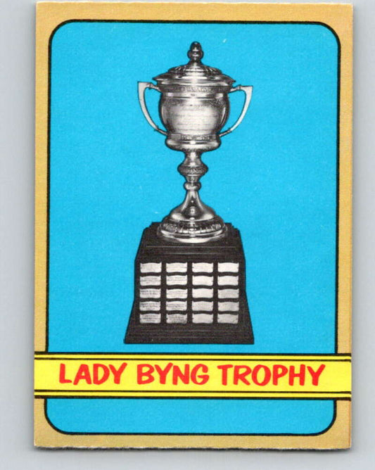 1972-73 O-Pee-Chee #168 Lady Byng Trophy   V3989