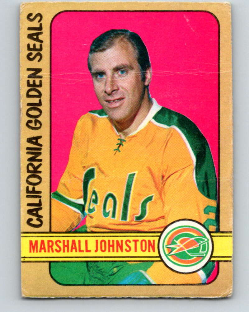 1972-73 O-Pee-Chee #171 Marshall Johnston  RC Rookie California Golden Seals  V3998