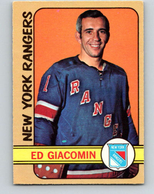 1972-73 O-Pee-Chee #173 Ed Giacomin  New York Rangers  V4008