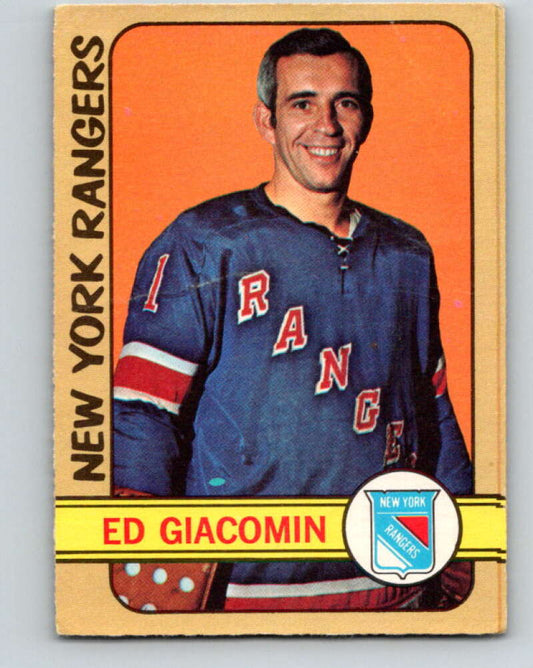 1972-73 O-Pee-Chee #173 Ed Giacomin  New York Rangers  V4010