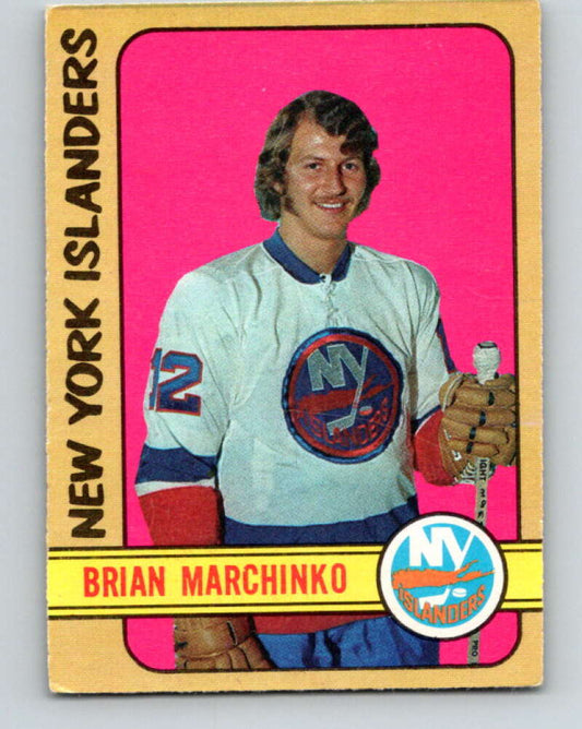 1972-73 O-Pee-Chee #179 Brian Marchinko  RC Rookie New York Islanders  V4024