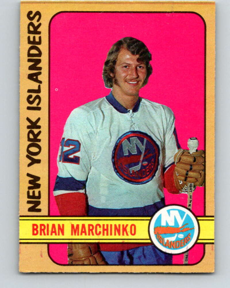 1972-73 O-Pee-Chee #179 Brian Marchinko  RC Rookie New York Islanders  V4025