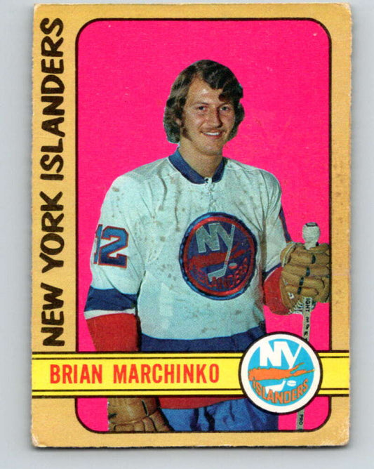 1972-73 O-Pee-Chee #179 Brian Marchinko  RC Rookie New York Islanders  V4027