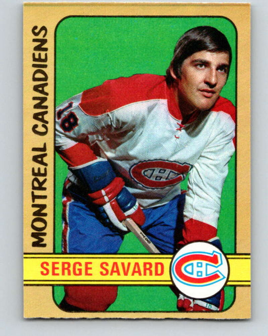 1972-73 O-Pee-Chee #185 Serge Savard  Montreal Canadiens  V4054