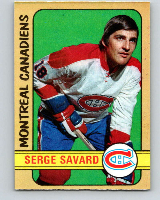 1972-73 O-Pee-Chee #185 Serge Savard  Montreal Canadiens  V4055