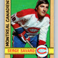1972-73 O-Pee-Chee #185 Serge Savard  Montreal Canadiens  V4056