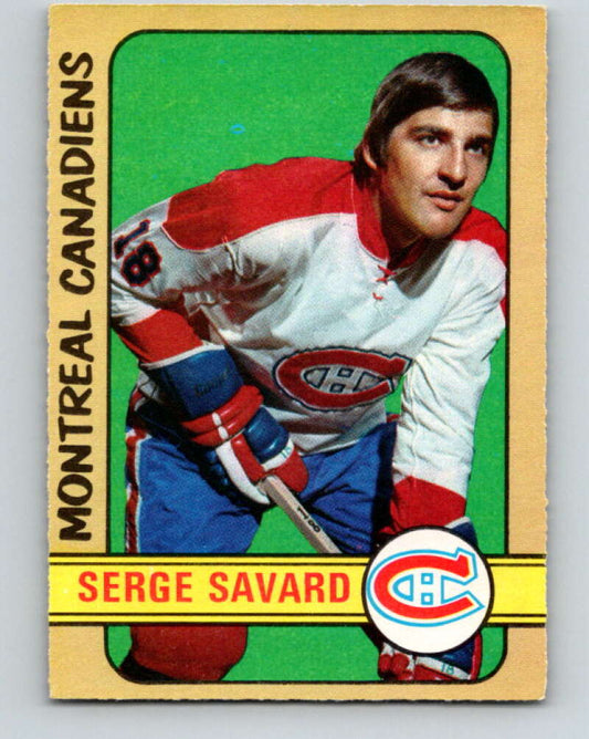 1972-73 O-Pee-Chee #185 Serge Savard  Montreal Canadiens  V4056