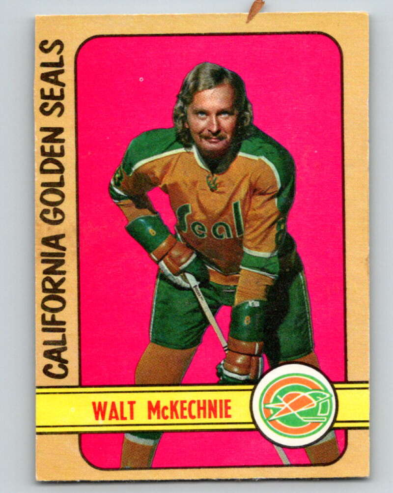 1972-73 O-Pee-Chee #192 Walt McKechnie  California Golden Seals  V4083