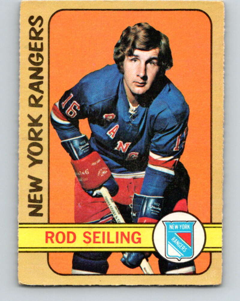 1972-73 O-Pee-Chee #194 Rod Seiling  New York Rangers  V4086