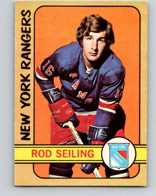 1972-73 O-Pee-Chee #194 Rod Seiling  New York Rangers  V4088