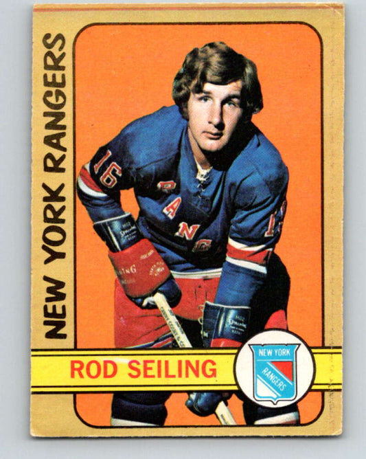 1972-73 O-Pee-Chee #194 Rod Seiling  New York Rangers  V4089