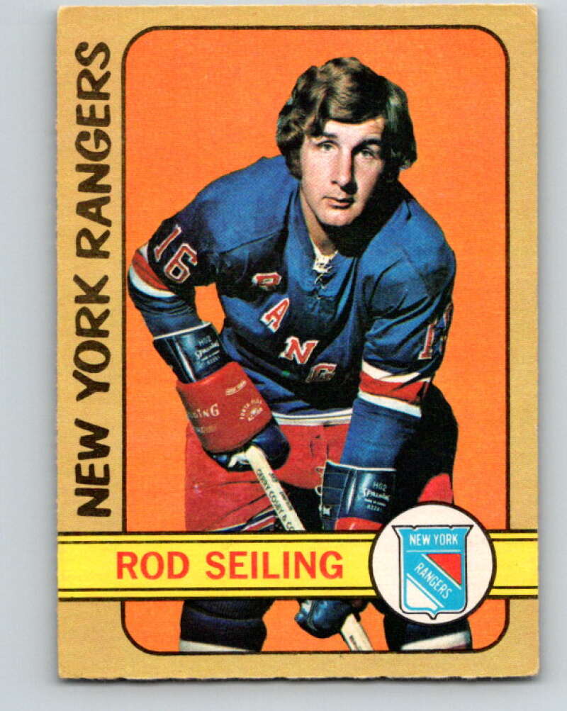 1972-73 O-Pee-Chee #194 Rod Seiling  New York Rangers  V4091