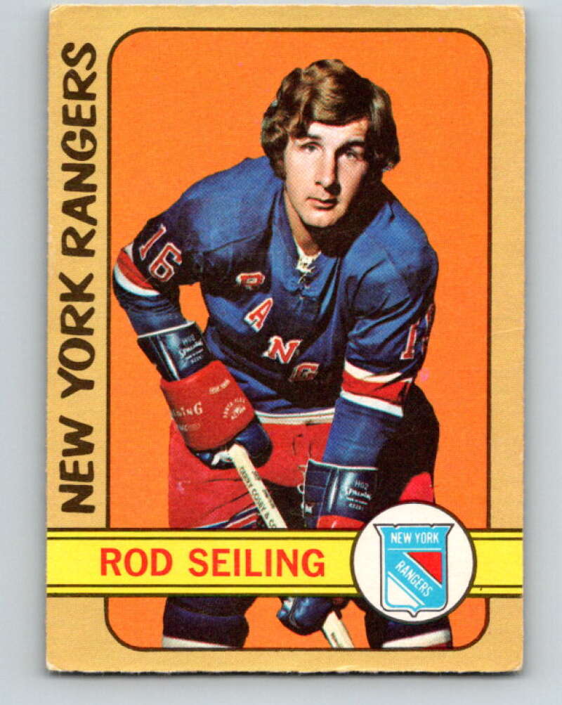 1972-73 O-Pee-Chee #194 Rod Seiling  New York Rangers  V4092