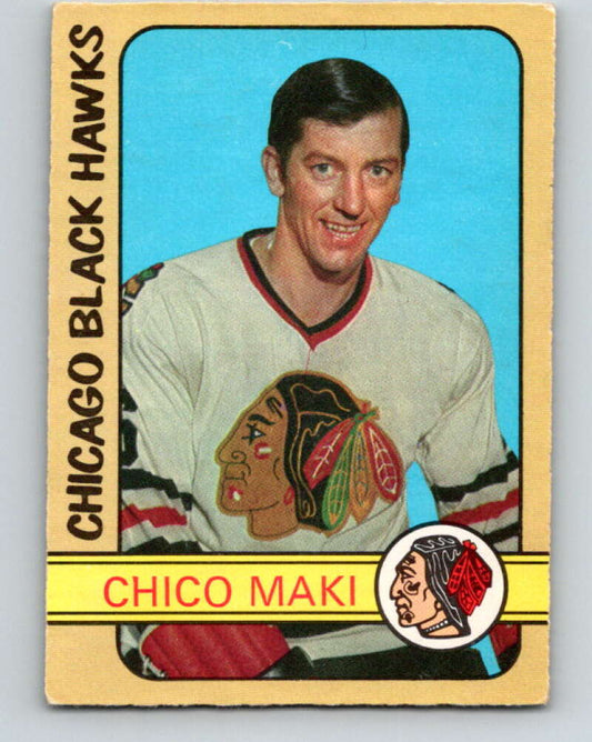 1972-73 O-Pee-Chee #198 Chico Maki  Chicago Blackhawks  V4103