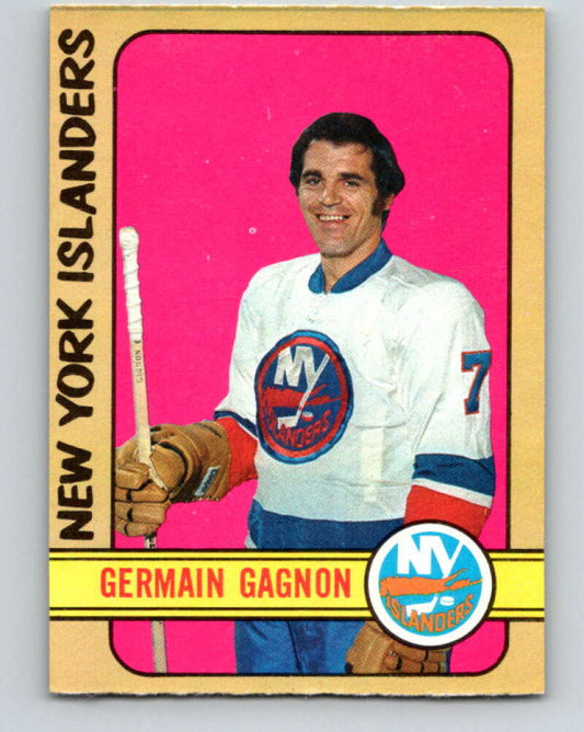 1972-73 O-Pee-Chee #200 Germain Gagnon  RC Rookie New York Islanders  V4112