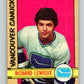 1972-73 O-Pee-Chee #202 Richard Lemieux  RC Rookie Vancouver Canucks  V4116