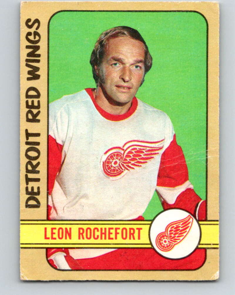 1972-73 O-Pee-Chee #204 Leon Rochefort  Detroit Red Wings  V4125