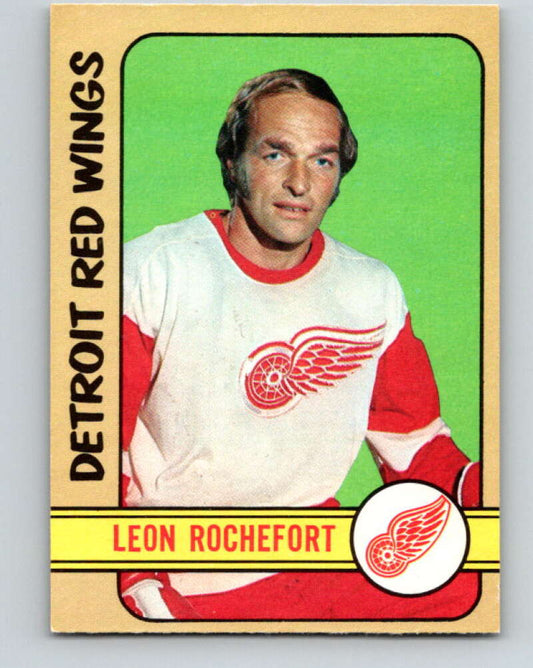 1972-73 O-Pee-Chee #204 Leon Rochefort  Detroit Red Wings  V4127