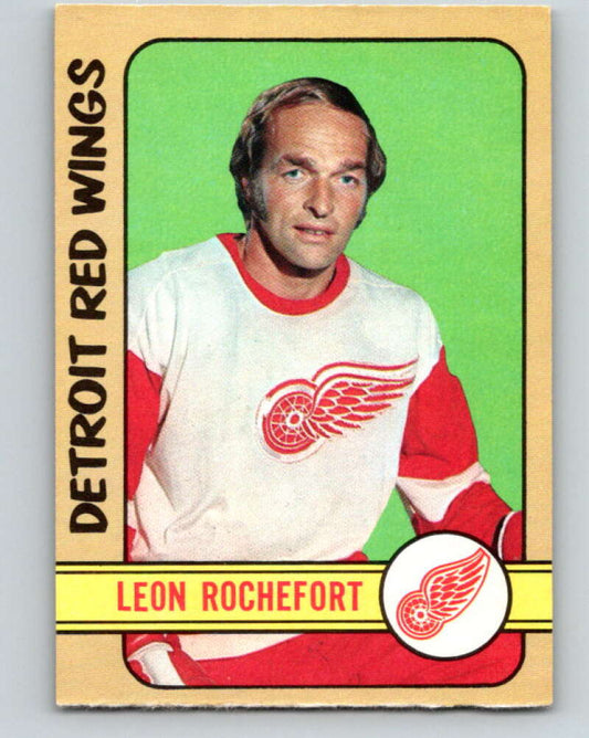 1972-73 O-Pee-Chee #204 Leon Rochefort  Detroit Red Wings  V4128