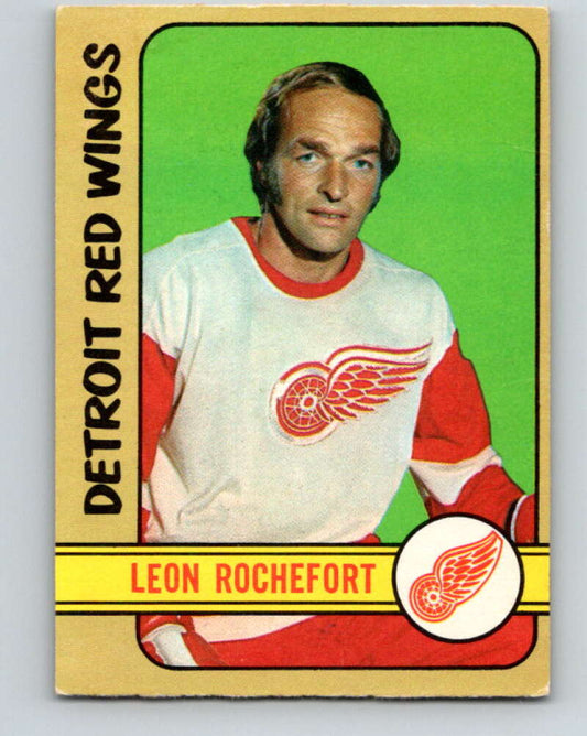 1972-73 O-Pee-Chee #204 Leon Rochefort  Detroit Red Wings  V4131