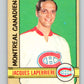 1972-73 O-Pee-Chee #205 Jacques Laperriere  Montreal Canadiens  V4133