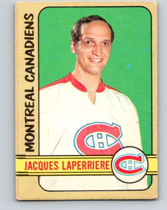 1972-73 O-Pee-Chee #205 Jacques Laperriere  Montreal Canadiens  V4133