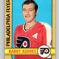 1972-73 O-Pee-Chee #206 Barry Ashbee  Philadelphia Flyers  V4141
