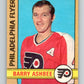 1972-73 O-Pee-Chee #206 Barry Ashbee  Philadelphia Flyers  V4145
