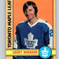 1972-73 O-Pee-Chee #207 Garry Monahan  Toronto Maple Leafs  V4148