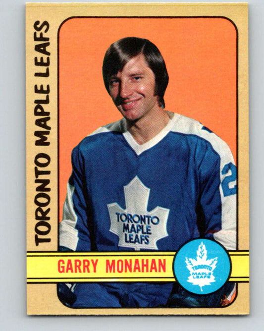 1972-73 O-Pee-Chee #207 Garry Monahan  Toronto Maple Leafs  V4148