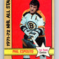 1972-73 O-Pee-Chee #230 Phil Esposito AS  Boston Bruins  V4160