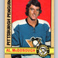 1972-73 O-Pee-Chee #235 Al McDonough  Pittsburgh Penguins  V4165