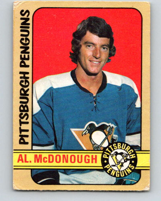 1972-73 O-Pee-Chee #235 Al McDonough  Pittsburgh Penguins  V4165